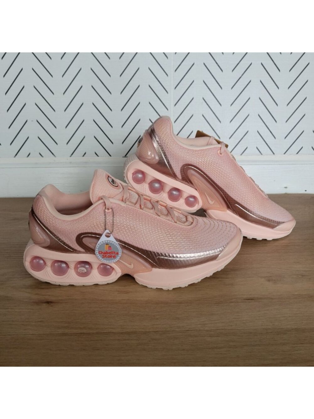 ✨Nike Air Max DN Low Sz 8.5 Men's Shoes Sneakers Peach Washed Coral HV4861-601✨ - Picture 3 of 10